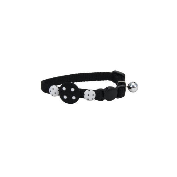 Li'l Pals Kitten Embellishment Collars, Black Buttons, 5/16-inxup to 8-in