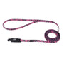 Li'l Pals Patterned Dog Leash with E-Z Snap, Pink Zebra