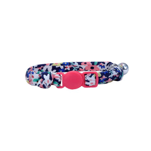 Li'l Pals Round Kitten Collar, Flowers, 3/8-inx8-in