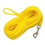 Remington Hollow Poly Braided Dog Check Cord, Yellow