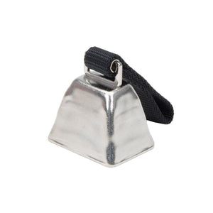 Remington Nickel Cow Bell for Dogs, Black