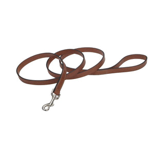 Circle T Oak Tanned Leather Dog Leash, Tan