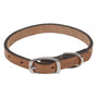 Circle T Oak Tanned Leather Town Dog Collar, Tan