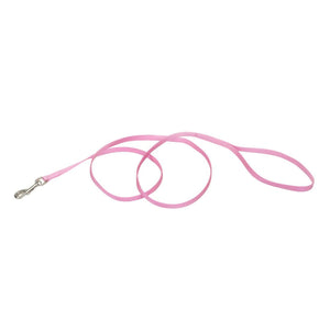 Coastal Single-Ply Dog Leash, Pink Bright