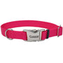 Coastal Collier ajustable avec boucle métallique pour chiens, Rose Flamingo.