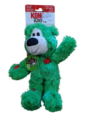 KONG Holiday Wild Knots Bear Dog Toy