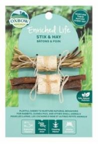 Oxbow Animal Health Enrichi Life Stix & Foin pour petit animal