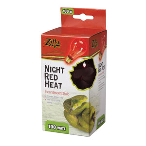 Zilla Night Red Heat Incandescent Bulb for Reptiles