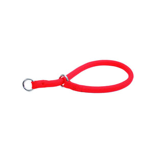 Coastal Round Nylon Dog Training Collar, Red
