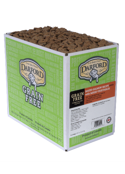 Darford Baked Salmon Recipe Minis with Mixed Vegetables Grain-Free Dog Treats