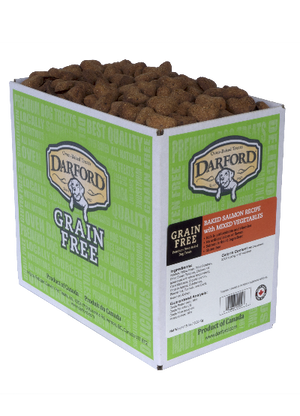 Darford Baked Salmon Recipe with Mixed Vegetables Grain-Free Dog Treats