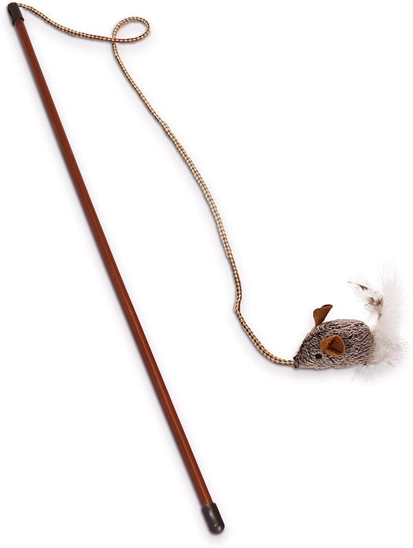 OurPets Tethered & Feathered Wand Cat Toys