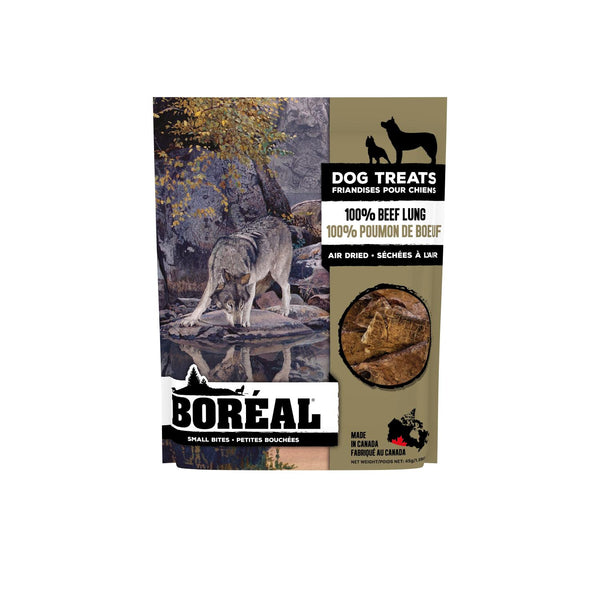 Boreal 100% Beef Lung Small Bites Dog Treats