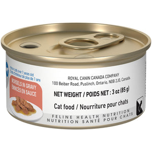 Royal Canin CHATS INTÉRIEUR 7+ émincés en sauce – nourriture en conserve pour chats