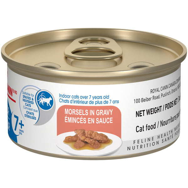 Royal Canin Feline Health Nutrition Indoor 7+ Morsels in Gravy Wet Cat Food (CA)