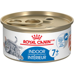 Royal Canin CHATS INTÉRIEUR 7+ émincés en sauce – nourriture en conserve pour chats