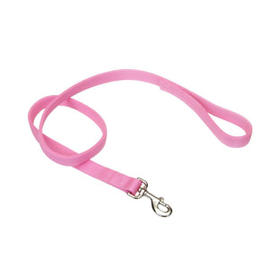 Coastal Double-Ply Nylon Dog Leash, Pink Bright