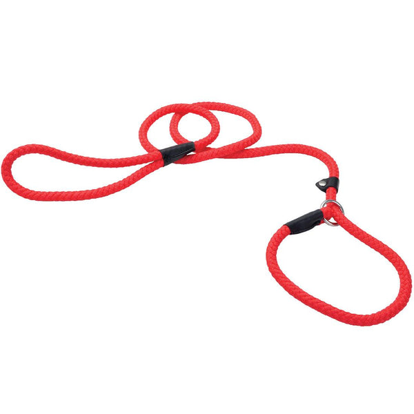 Coastal Rope Slip Dog Leash, Red