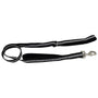 Coastal Double Handle Bungee Dog Leash, Black/Gray