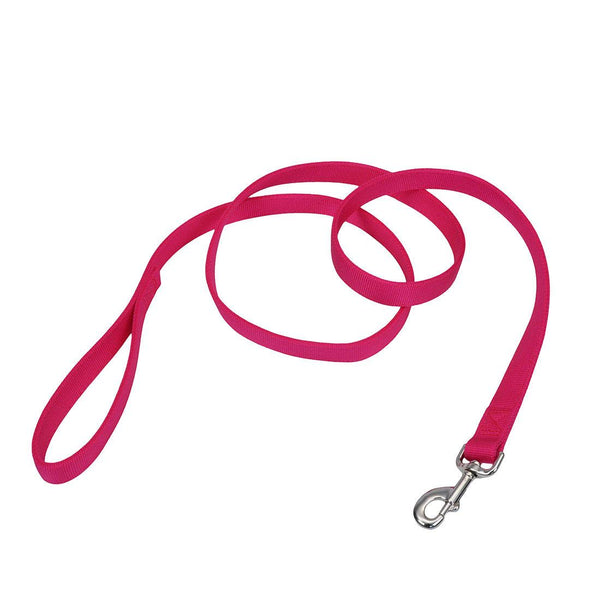 Coastal Double-Ply Dog Leash, Pink Flamingo