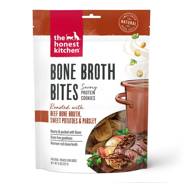 The Honest Kitchen Bone Broth Bites Beef Dog Treats