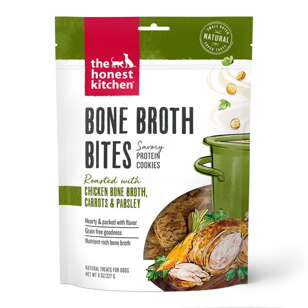 The Honest Kitchen Bone Broth Bites Chicken Dog Treats