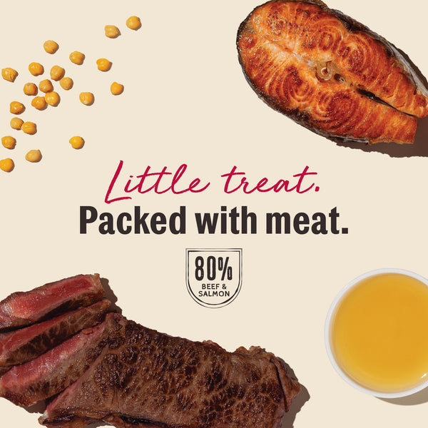 The Honest Kitchen Surf & Turf Meaty Littles Beef & Salmon Dog Treats