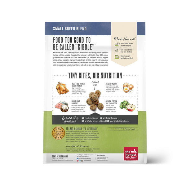 The Honest Kitchen Whole Food Clusters Chicken Small Breed Grain-Free Dry Dog Food