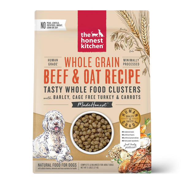The Honest Kitchen Whole Food Clusters Beef, Turkey & Oat Dry Dog Food