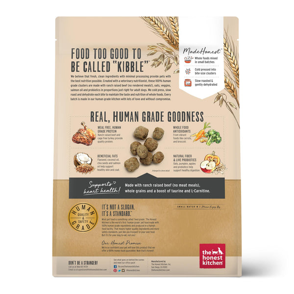 The Honest Kitchen Whole Food Clusters Beef, Turkey & Oat Dry Dog Food