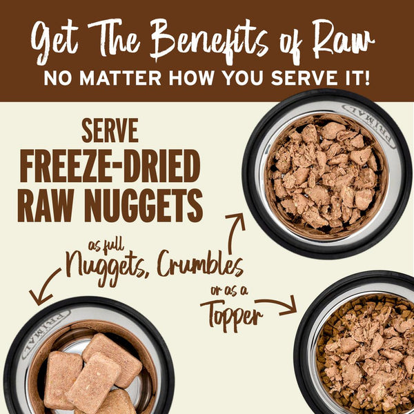 Primal Raw Beef Nuggets Freeze-Dried Raw Dog Food