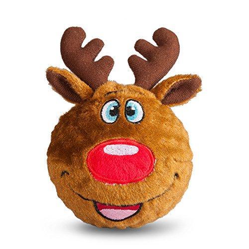 fabdog Reindeer faball Dog Toy