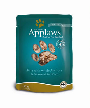 Applaws Tuna with Whole Anchovy & Seaweed in Broth Wet Cat Food