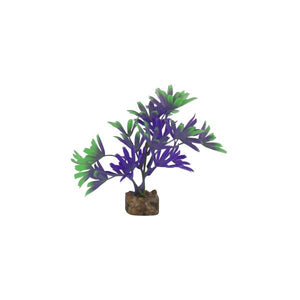 GloFish Aquarium Plant, Purple/Green