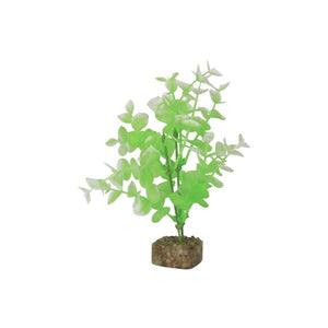 GloFish Aquarium Plant, Green/White