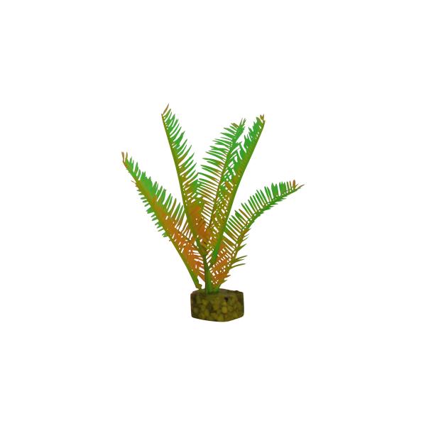 GloFish Aquarium Plant, Green/Orange