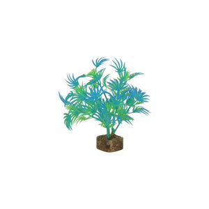 GloFish Aquarium Plant, Green/Blue