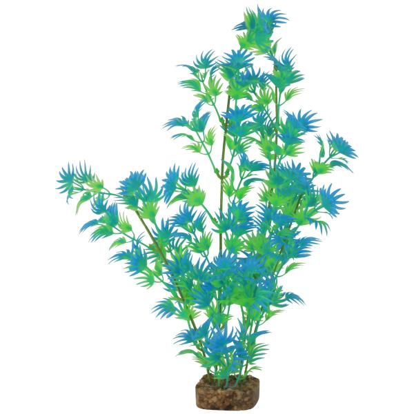 GloFish Aquarium Plant, Green/Blue