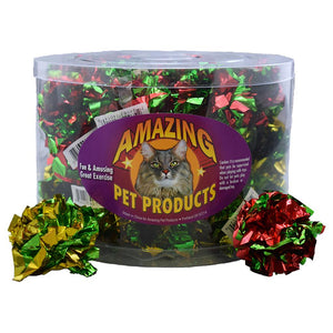 Amazing Pet Products Jouet pour chat Boule froissée en mylar