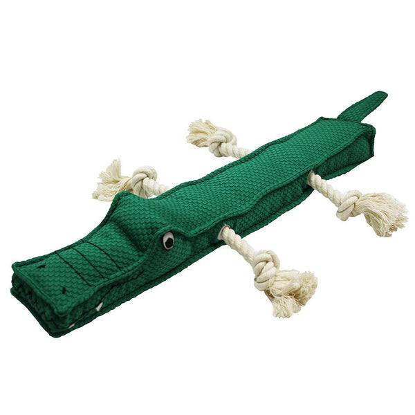 Patchwork Pet Tuffpuff Alligator Stick Dog Toy
