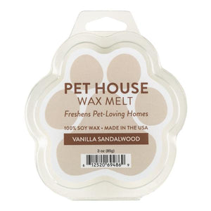 Pet House Year Round Wax Melts, Vanilla Sandalwood, 3-oz