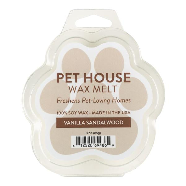 Pet House Year Round Wax Melts, Vanilla Sandalwood, 3-oz