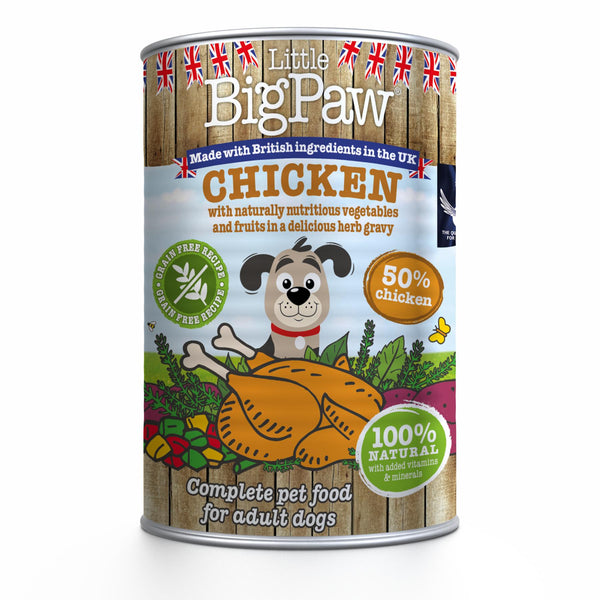 Little BigPaw Chicken with Green Beans, Mixed Peppers & Sweet Potato in Herb Gravy Wet Dog Food
