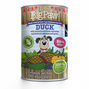 Little BigPaw Duck with Bluberries, Courgette & Pumpkin in Herb Gravy Wet Dog Food