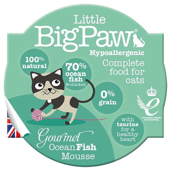 Little BigPaw Gourmet Atlantic Ocean Fish Mousse Wet Cat Food