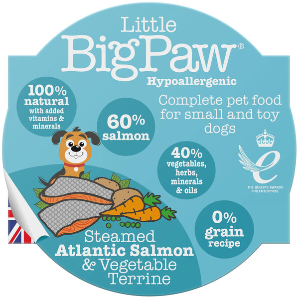 Little BigPaw Steamed Atlantic Salmon & Vegetables Wet Dog Food