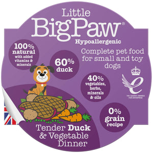 Little BigPaw Tender Duck & Vegetable Dinner Wet Dog Food