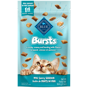 Blue Buffalo Bursts with Savory Seafood Cat Treats