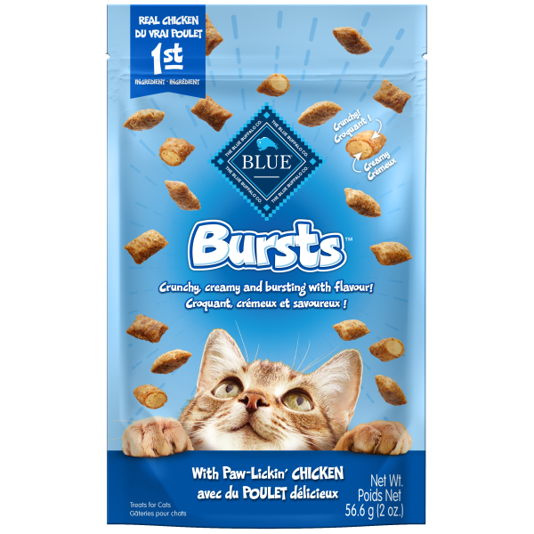 Blue Buffalo Bursts with Paw-Lickin' Cat Treats