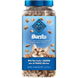 Blue Buffalo Bursts with Paw-Lickin' Cat Treats